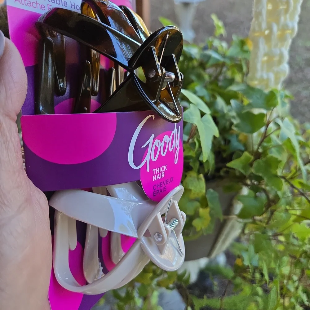 Goody jumbo claw hair clips for thick hair